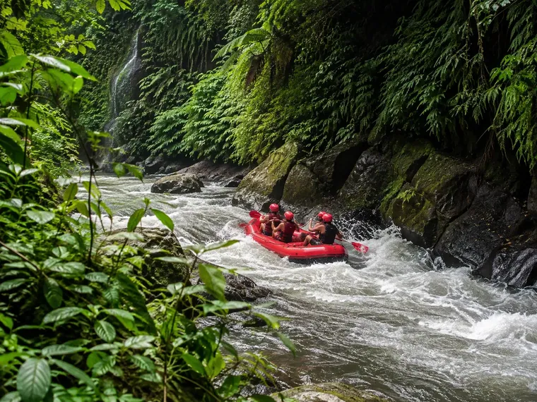 Ayung river rafting, Ubud