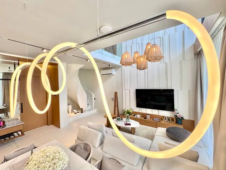 Brand new villa in a premium complex with a private waterfall
